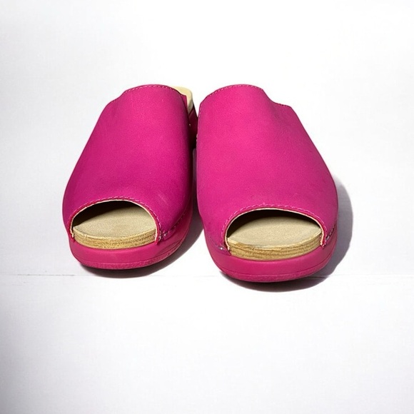 🌻NEW Dansko Fushia Ravyn Peep Toe Sandal Size 37 - Picture 5 of 10